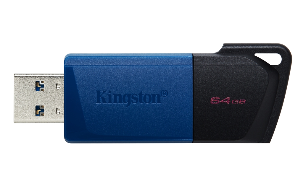 Флеш-накопитель USB3.2 64GB Kingston DataTraveler Exodia M Black/Blue (DTXM/64GB), фото №5