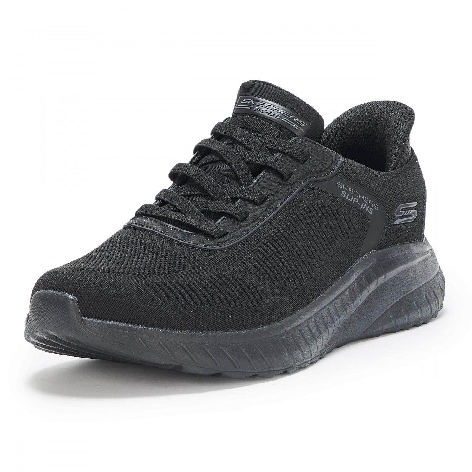 Кроссовки Skechers Bobs Squad Chaos Solid Step Wide Fit, фото №1