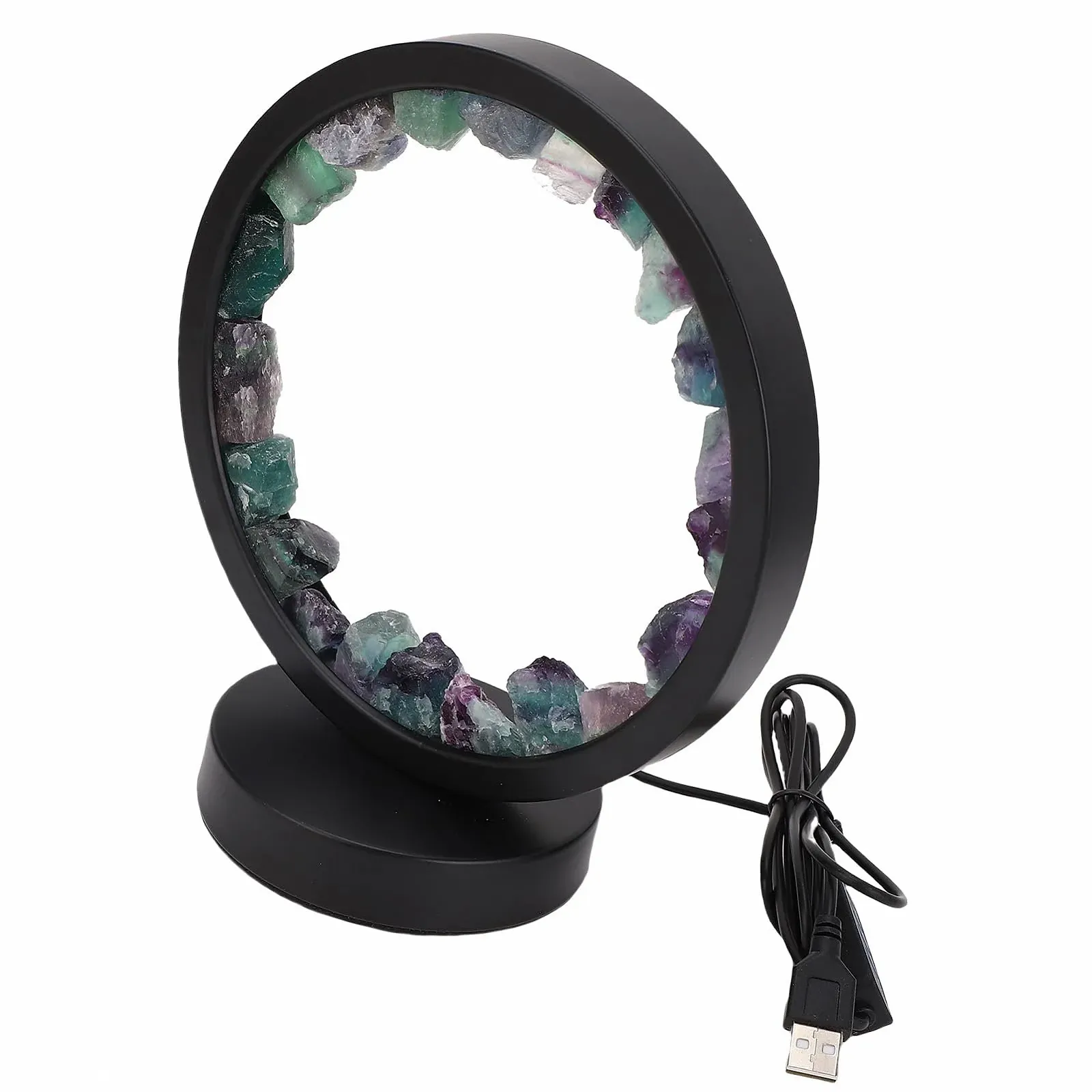 Настільна лампа з кристалів HEEPDD регульовані колірні режими унікальний дизайн, фото №8