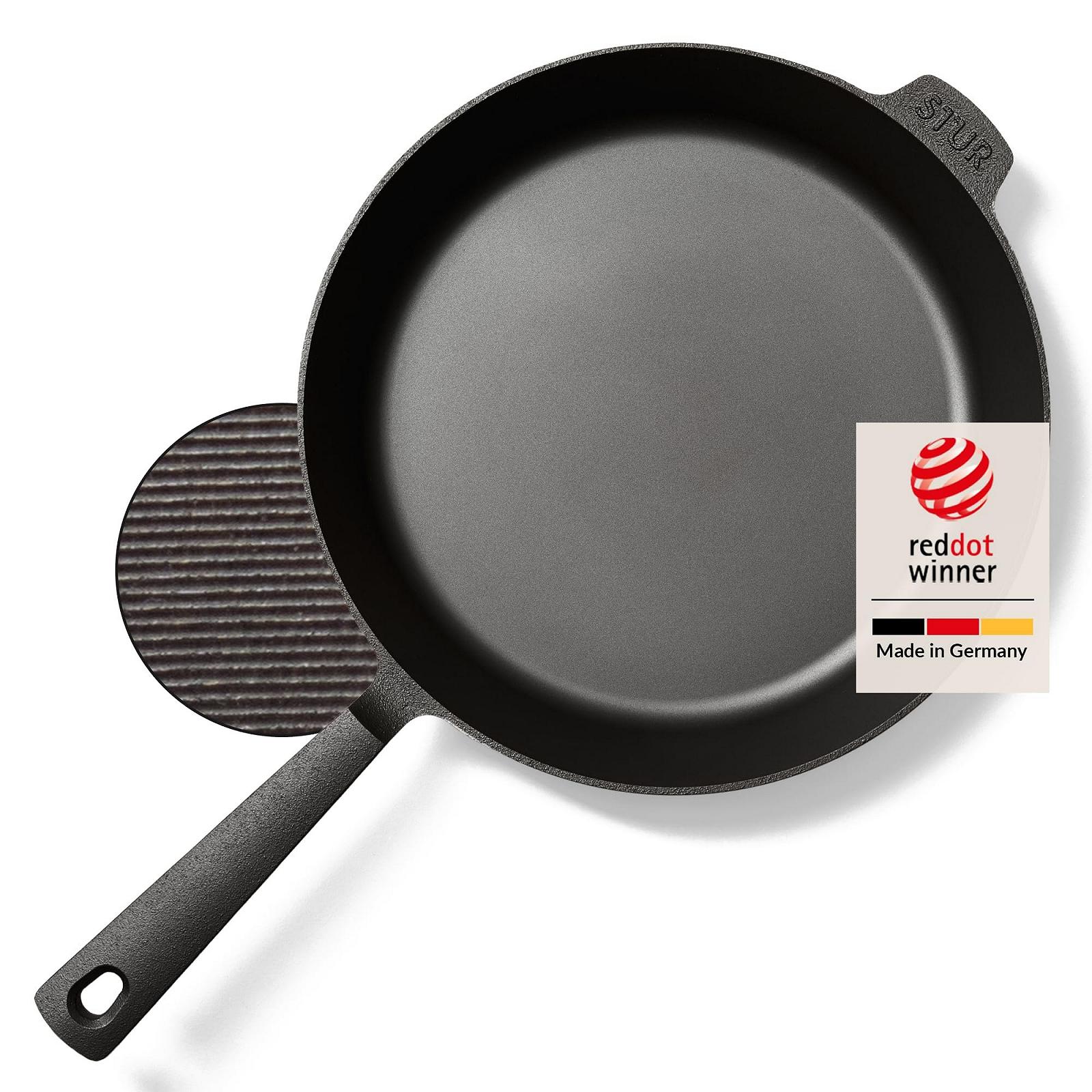Пательня чавунна STUR® Original Induction 24 см, фото №1