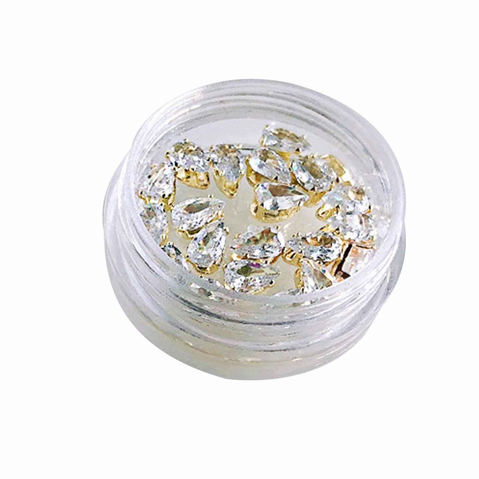 20 шт./коробка Блискучі Цирконій Ювелірні прикраси, фото №4