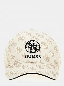 Жіноча бейсболка Guess Бежева - Фото 1