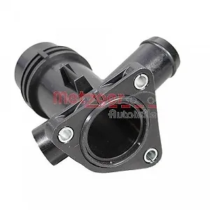 Фланець охолоджувальної рідини METZGER 4010411 для BMW блок циліндрів поздовжній synthetic.ua - Фото 1