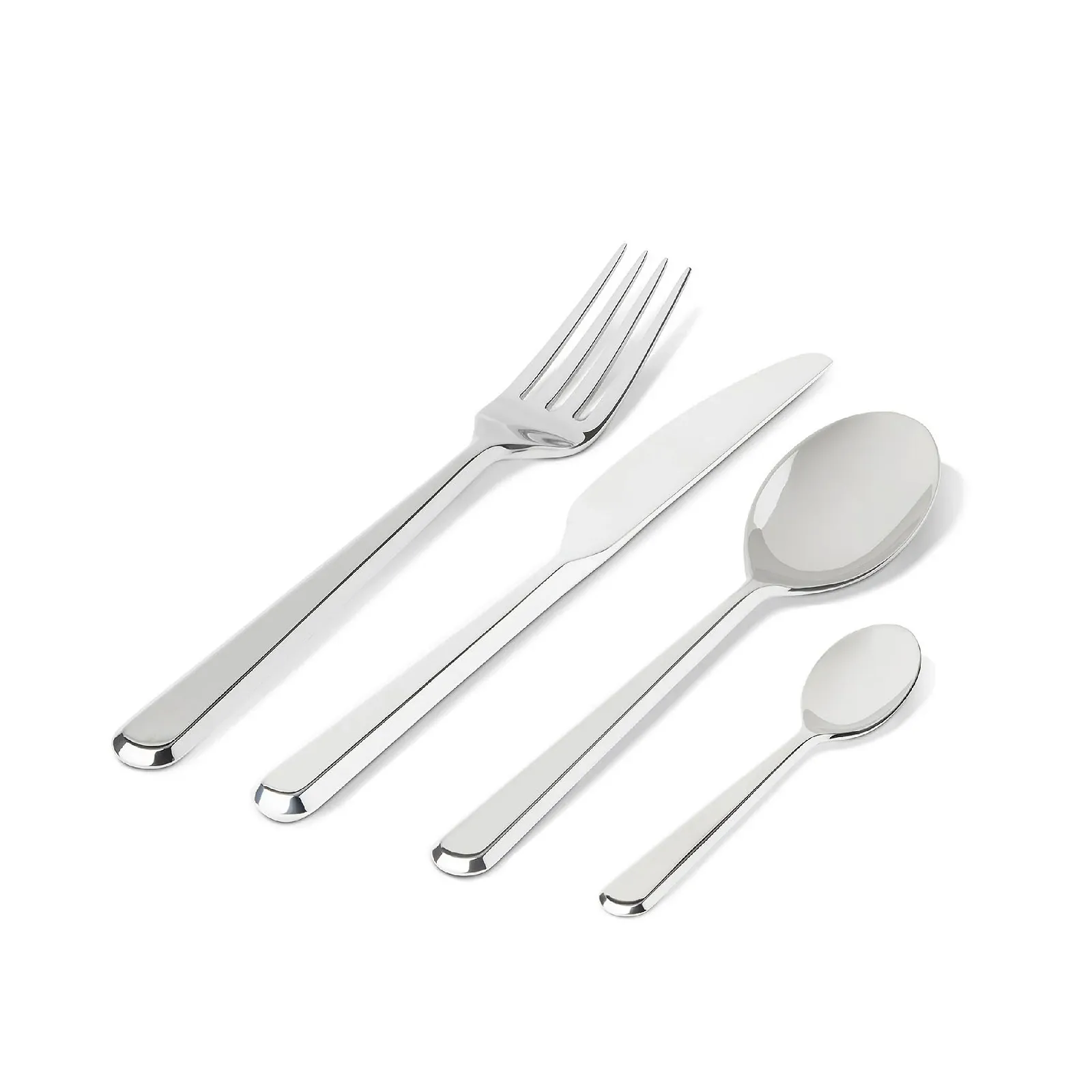 Набір столових приборів Alessi Amici BG02S24, 24 шт., нержавіюча сталь 18/10, срібний, фото №2 Набір столових приборів Alessi Amici BG02S24, 24 шт., нержавіюча сталь 18/10, срібний, фото №2