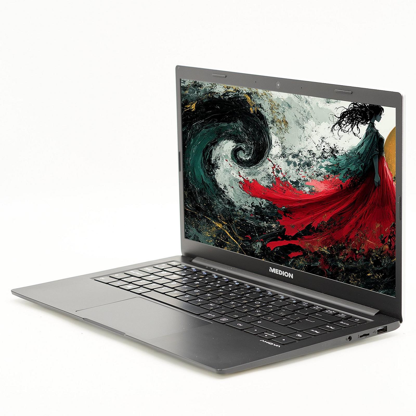 Ноутбук 14" Medion (Lenovo Group) Akoya E4251 Intel RAM 8 ГБ SSD 256 ГБ Intel Graphics IPS FullHD Метал Win10 (4484), фото №4