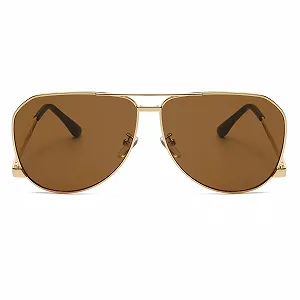 Солнцезащитные очки Авиаторы Long Keeper Ретро для мужчин и женщин 70-х 90-х Плоские synthetic.ua - Фото 1