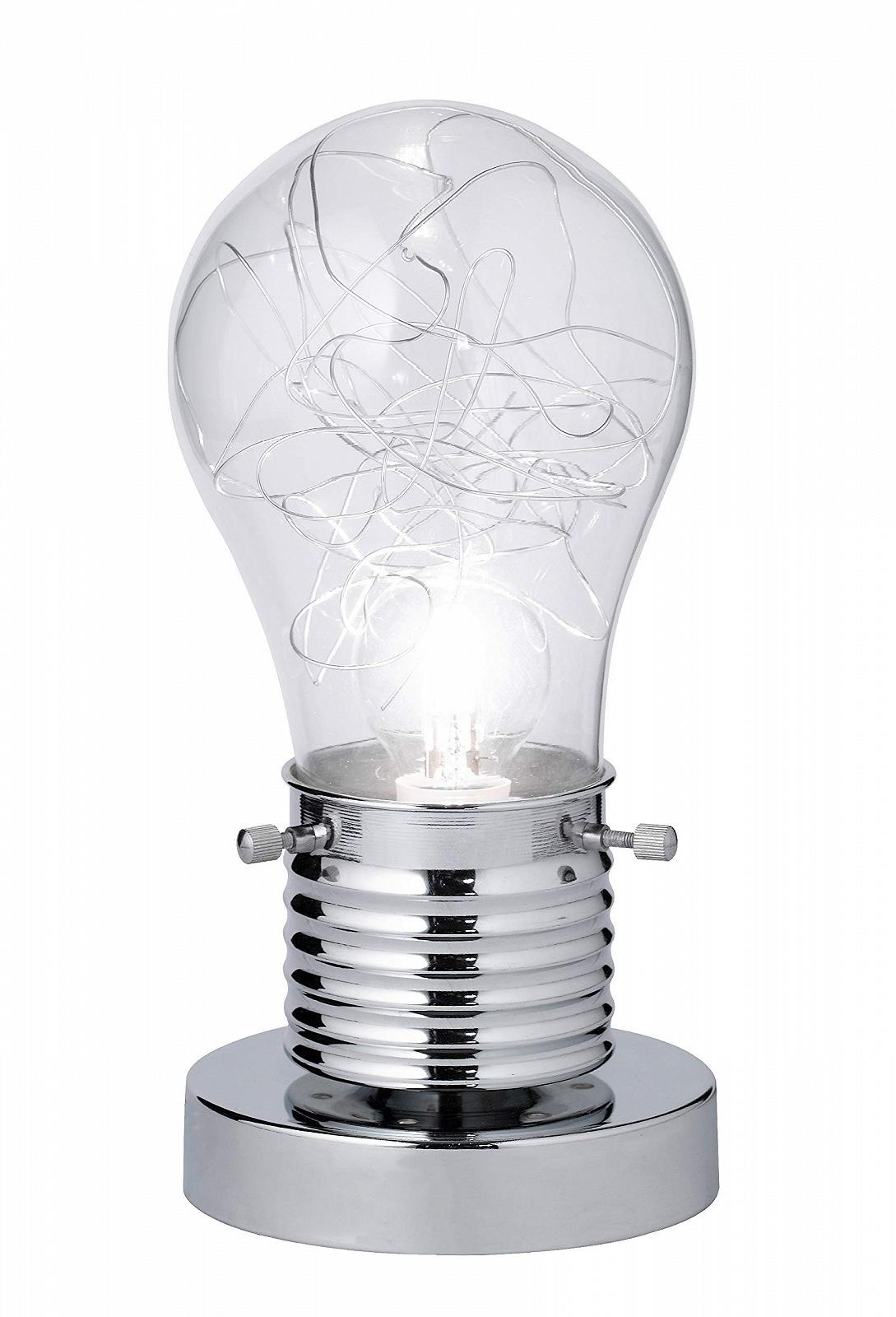 Настільна лампа Wofi Futura 1-лампова хром, фото №1