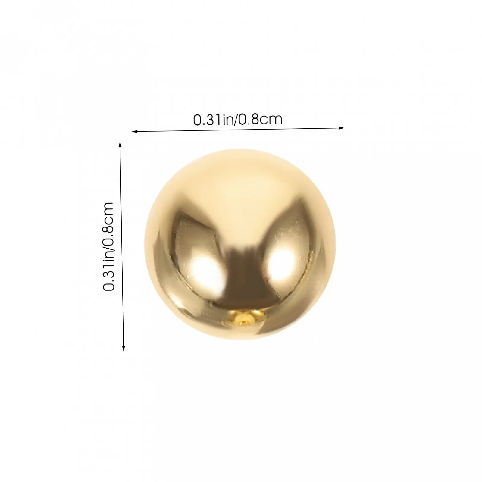 Напівкруглі перлини FRCOLOR 2-8 мм 1000 шт. Золотисті, фото №2 Напівкруглі перлини FRCOLOR 2-8 мм 1000 шт. Золотисті, фото №2