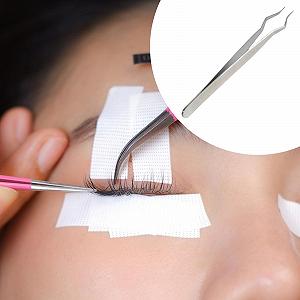 Пінцет для нарощування вій Harilla Precision Silver synthetic.ua - Фото 1