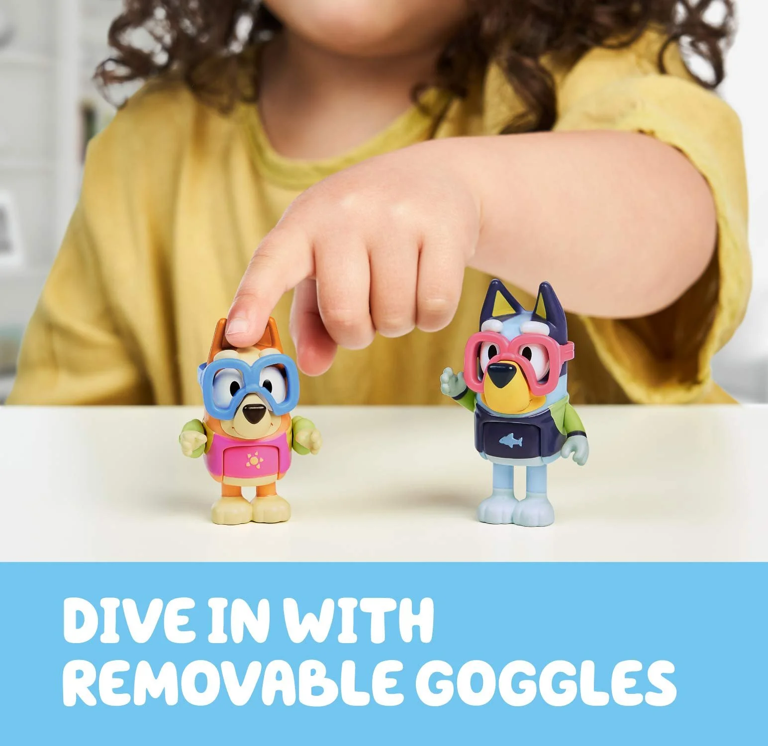 Игровой набор Bluey Pool Time Bluey and Bingo 2 фигурки 6,35 см с аксессуарами, фото №4