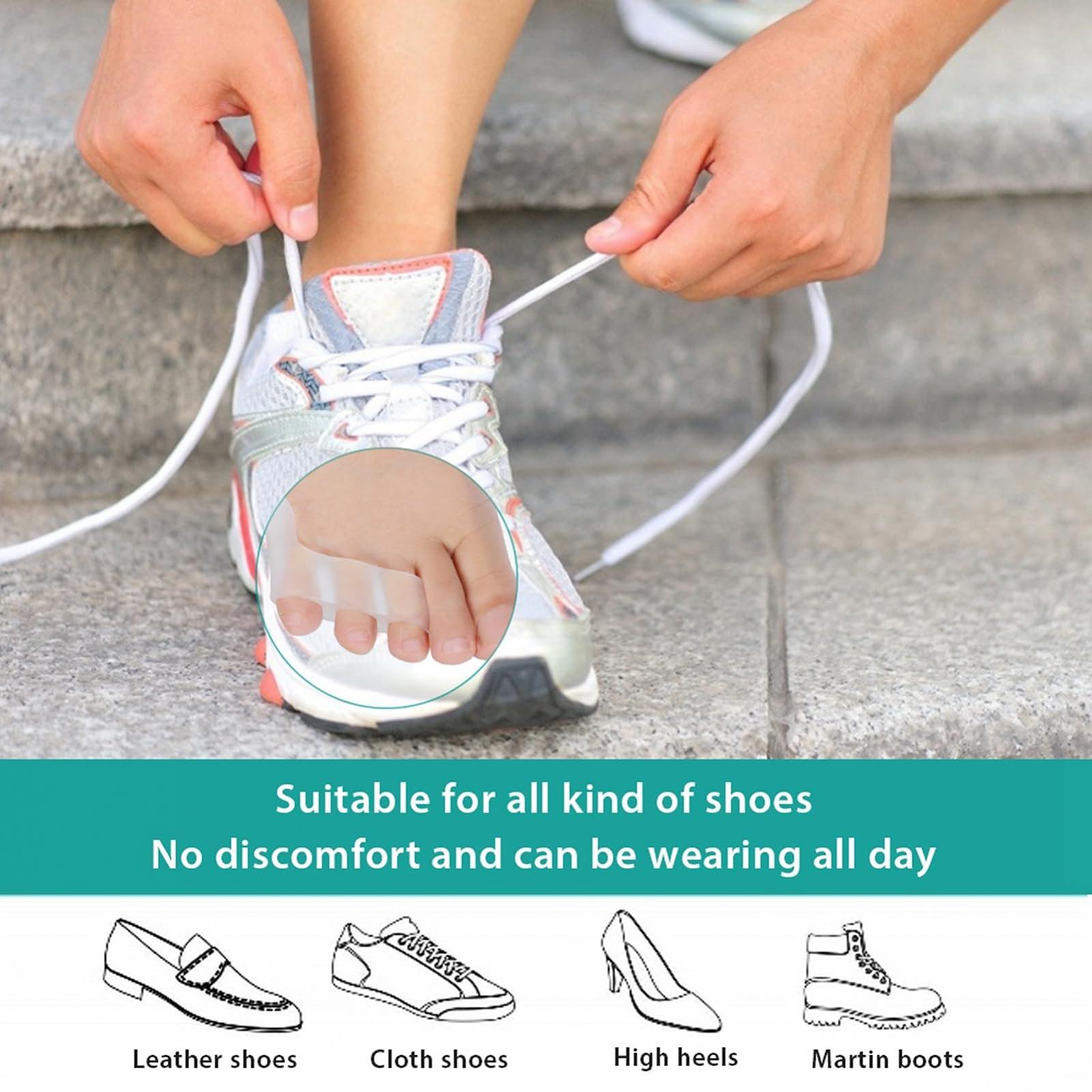 Захисний силіконовий ковпачок Wakects для малого пальця стопи з 3 отворами для молоткоподібного пальця, фото №7