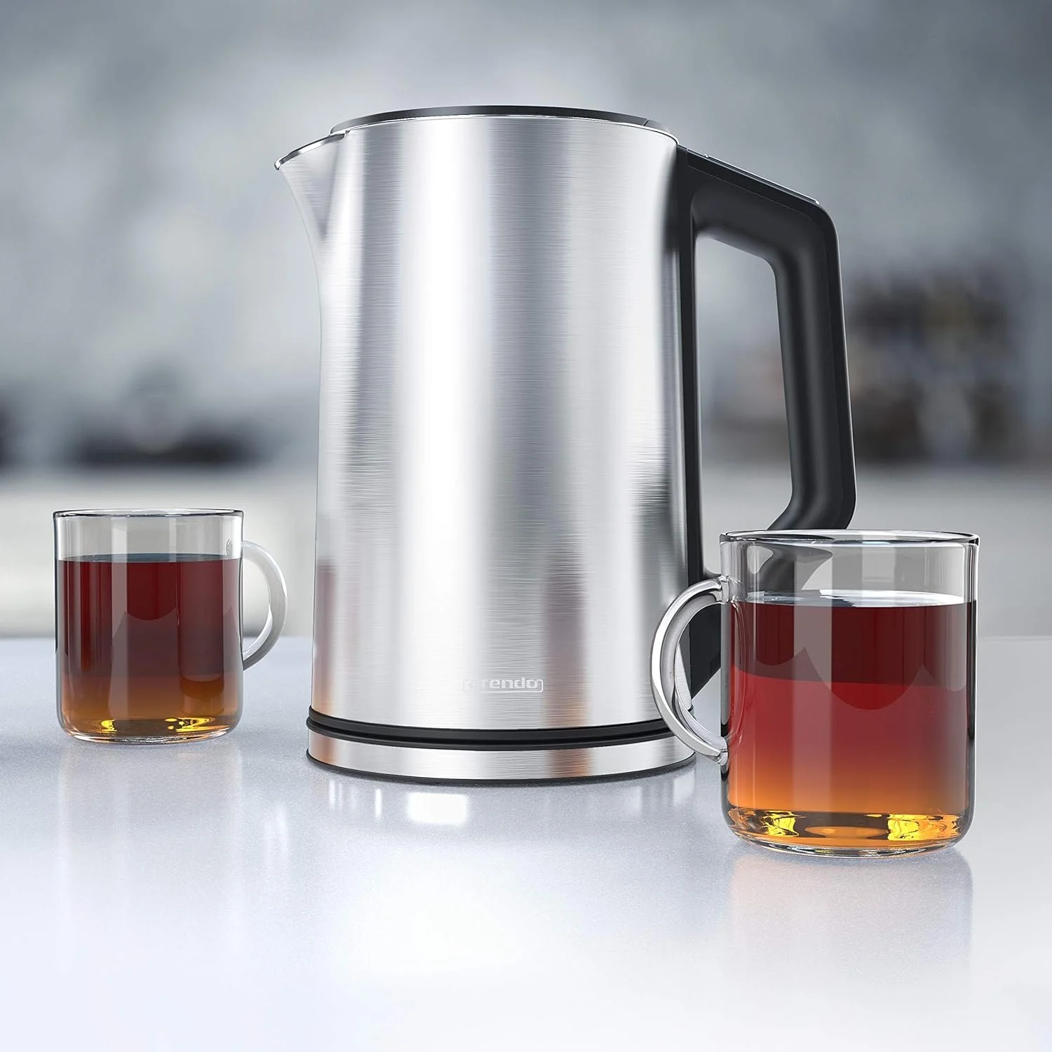 Электрочайник Arendo Elegant 1.5L Stainless Steel с регулировкой температуры, фото №5 Электрочайник Arendo Elegant 1.5L Stainless Steel с регулировкой температуры, фото №5