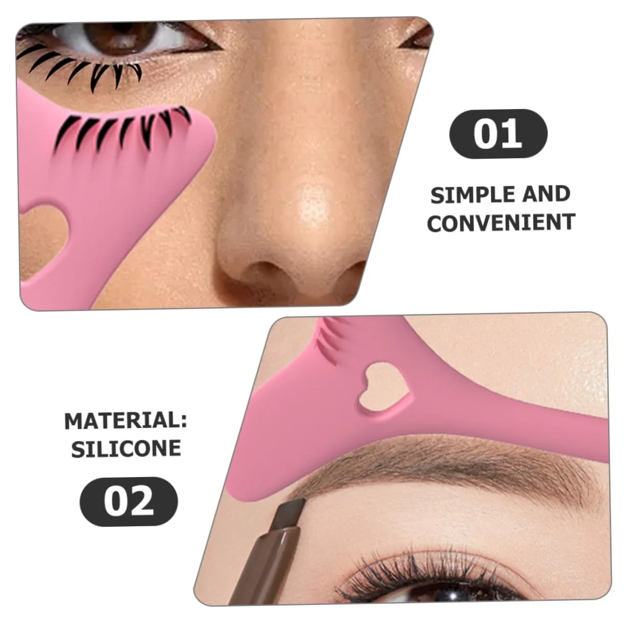 Шаблони для підводки Housoutil Багаторазові силіконові трафарети, фото №7 Шаблони для підводки Housoutil Багаторазові силіконові трафарети, фото №7