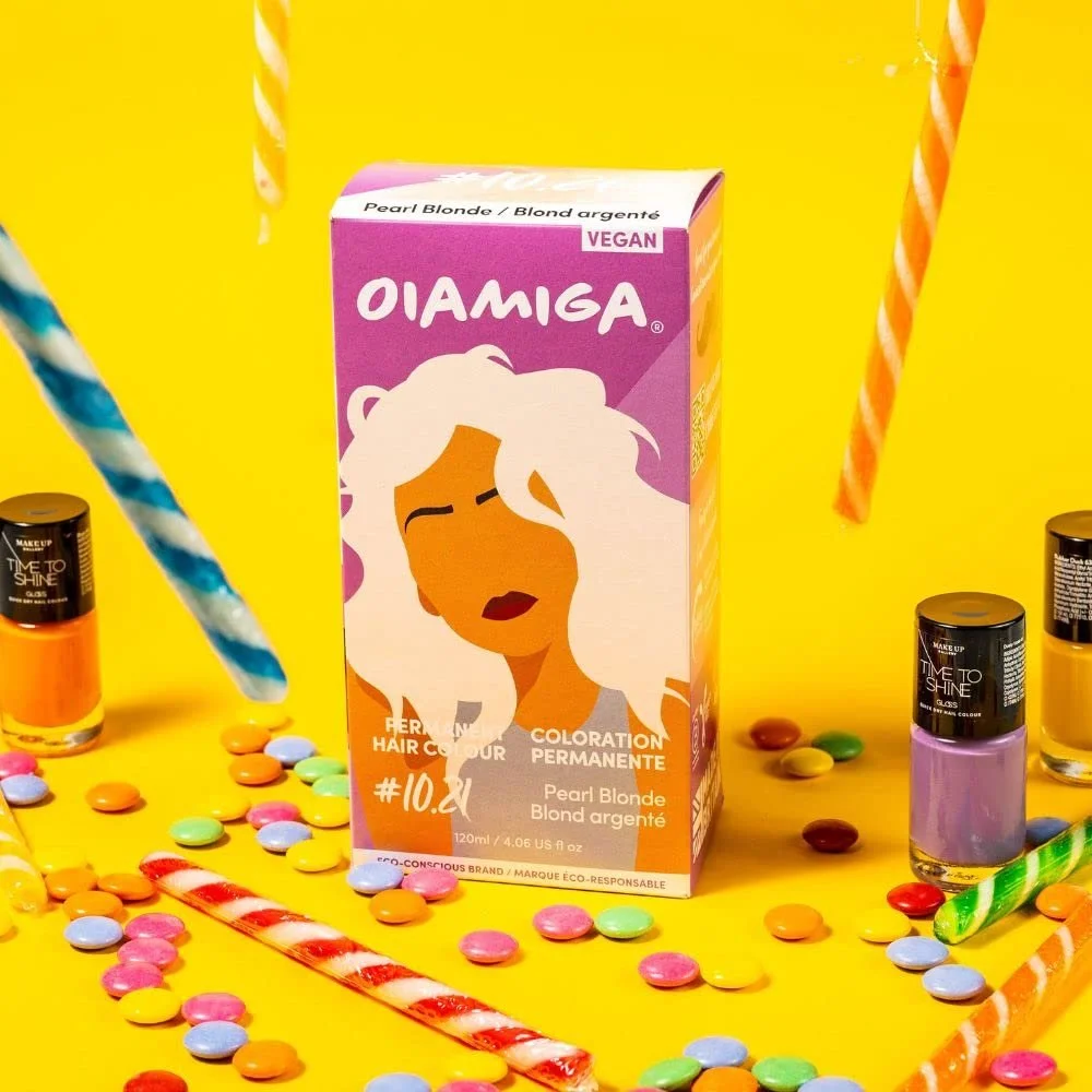 Перманентна фарба для волосся Oiamiga Pearl Blonde з натуральними інгредієнтами 120 мл, фото №6 Перманентна фарба для волосся Oiamiga Pearl Blonde з натуральними інгредієнтами 120 мл, фото №6