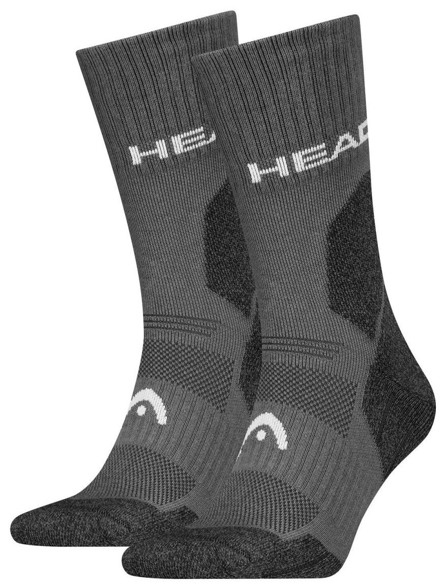 Шкарпетки Head HIKING ALL CLIMATES CREW 2P Сірий  39-42, фото №1