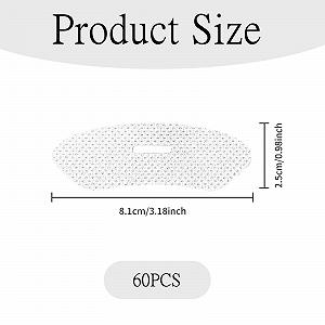 Пластир для рота від хропіння, 60 шт., тканина, для сну synthetic.ua - Фото 1