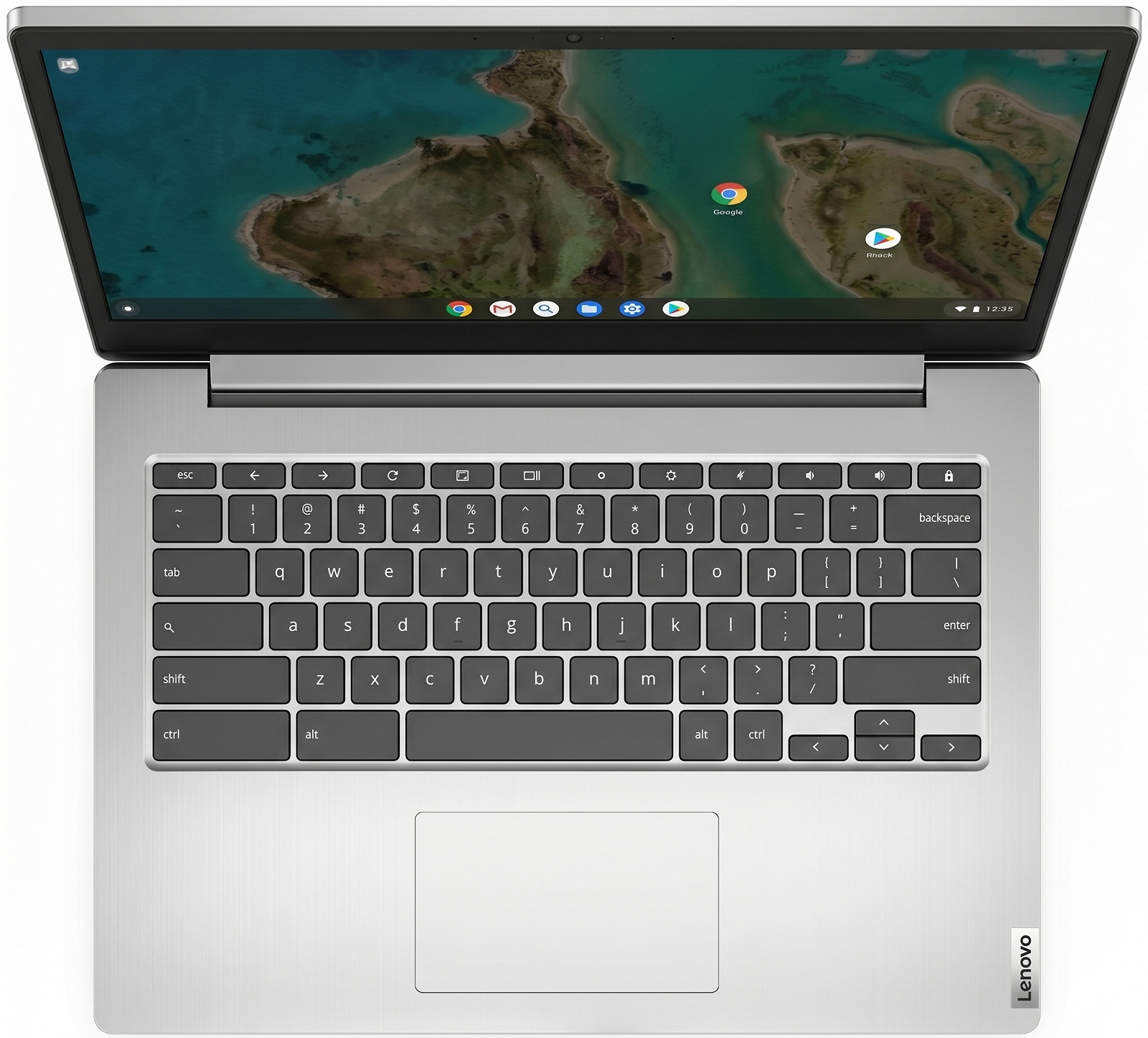 Ноутбук 14" Lenovo IdeaPad 3 CB 14IGL05 Intel Celeron N4020 RAM 8GB eMMC 64GB 10год батарея ChromeOS  (UKR), фото №2