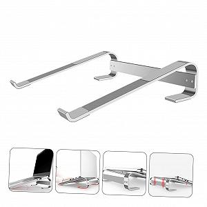 Подставка для ноутбука NUOBESTY Алюминиевый сплав, противоскользящая, стабильная, эргономичная, совместима для офиса и путешествий synthetic.ua - Фото 1