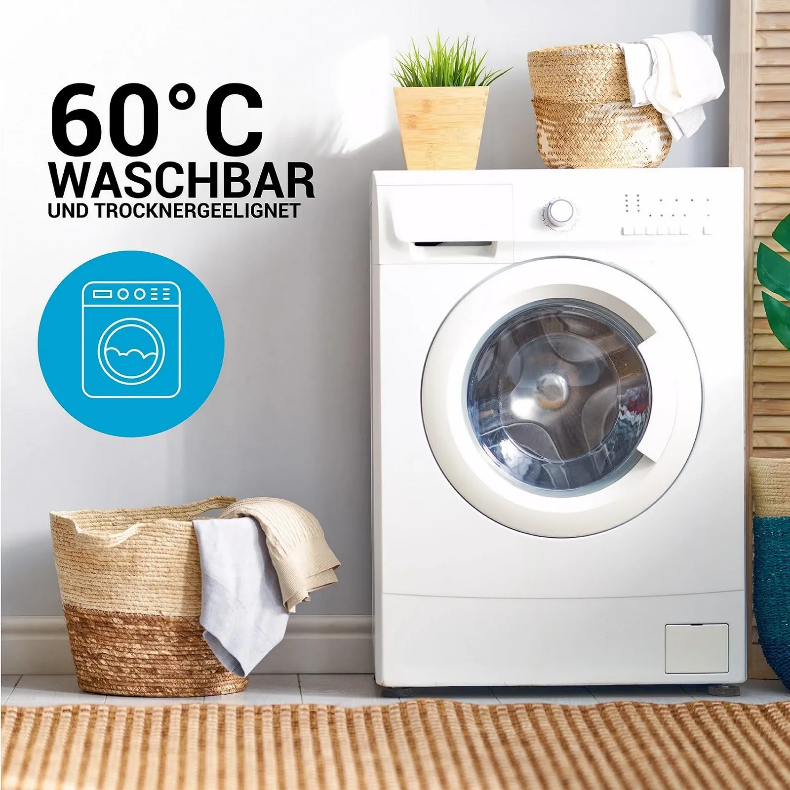 Постельное белье MALIKA 135 x 200 см 2 предмета узор в кружочки renforcé хлопок Серая, фото №6