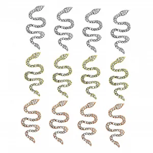 Украшение для ногтей в виде змеи Housoutil, 3D, 12 штук - Фото 1