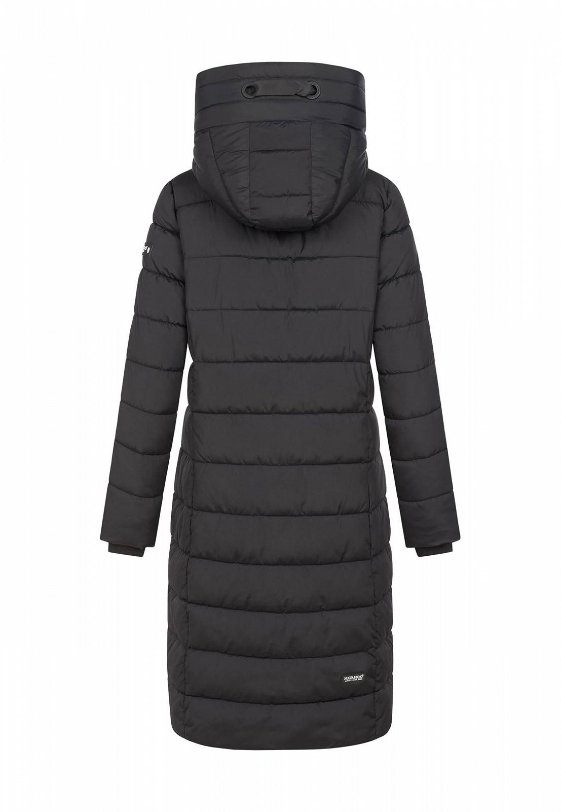 Женская зимняя куртка Navahoo N036, ветро- и водонепроницаемая, большой капюшон, боковые разрезы, стеганое пальто, теплая куртка, фото №4