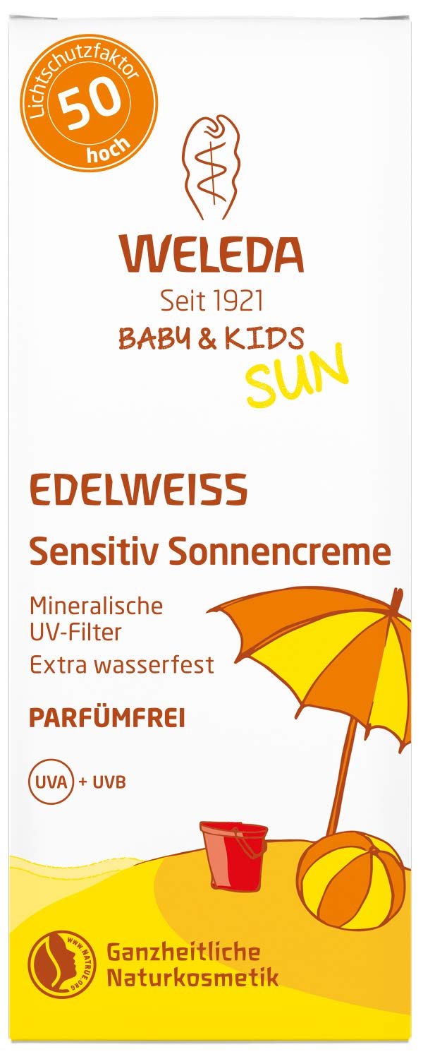 Крем солнцезащитный Weleda Edelweiss Sensitive SPF 50, фото №2