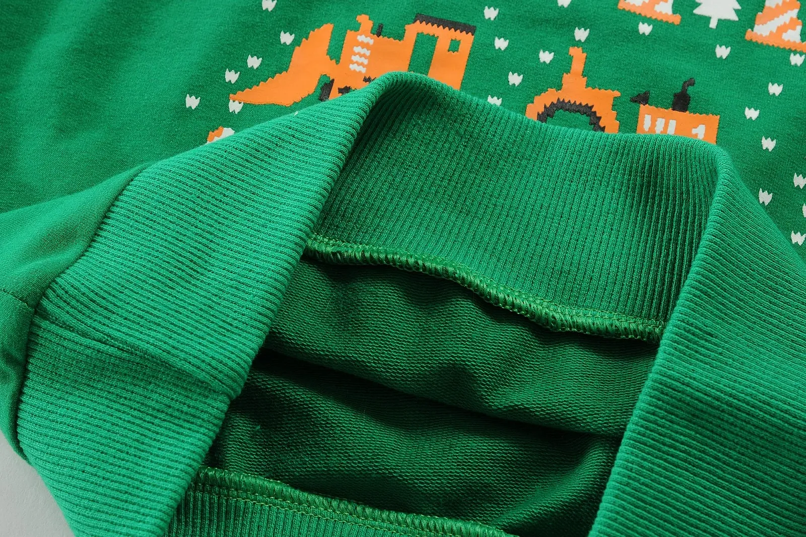 Світшот Little Hand Різдвяний для хлопчиків, Різдвяний пуловер-трактор для дітей, фото №5