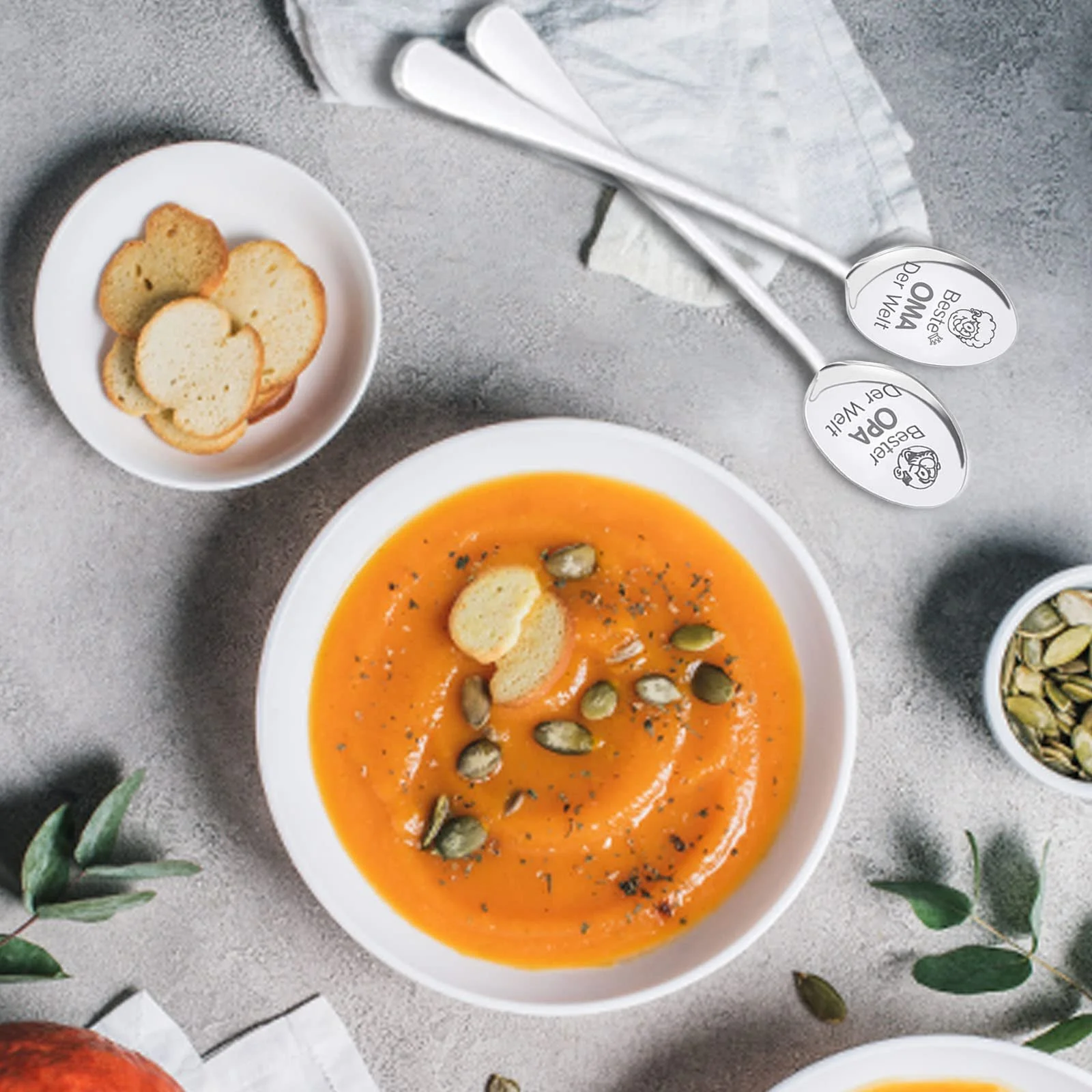 Ложка Keismodye Beste Opa Oma Der Welt, нержавіюча сталь Набір з 2 штук, фото №3 Ложка Keismodye Beste Opa Oma Der Welt, нержавіюча сталь Набір з 2 штук, фото №3