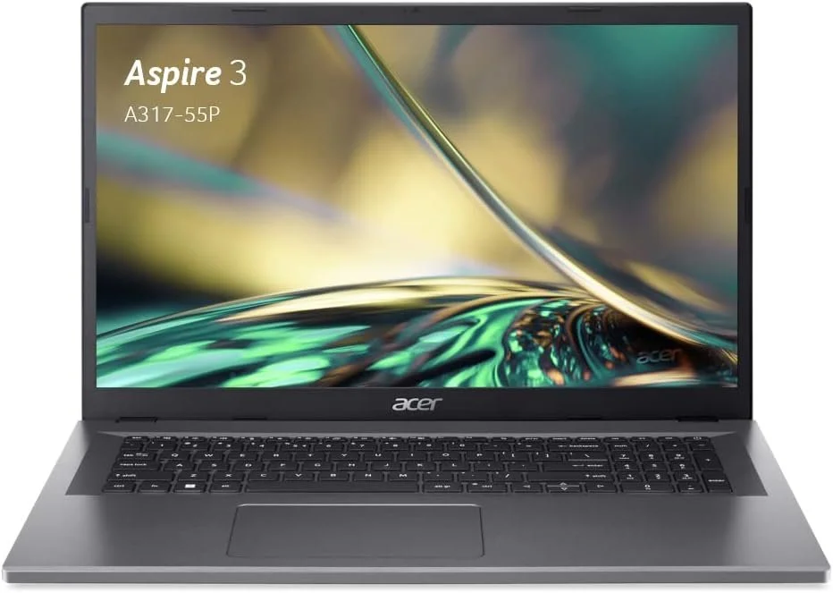 Ноутбук 17.3" Acer Aspire 3 (A317-55P-C8DB) Intel Celeron N100 RAM 4GB SSD 128GB 10год батарея Windows 11 (UKR), фото №1