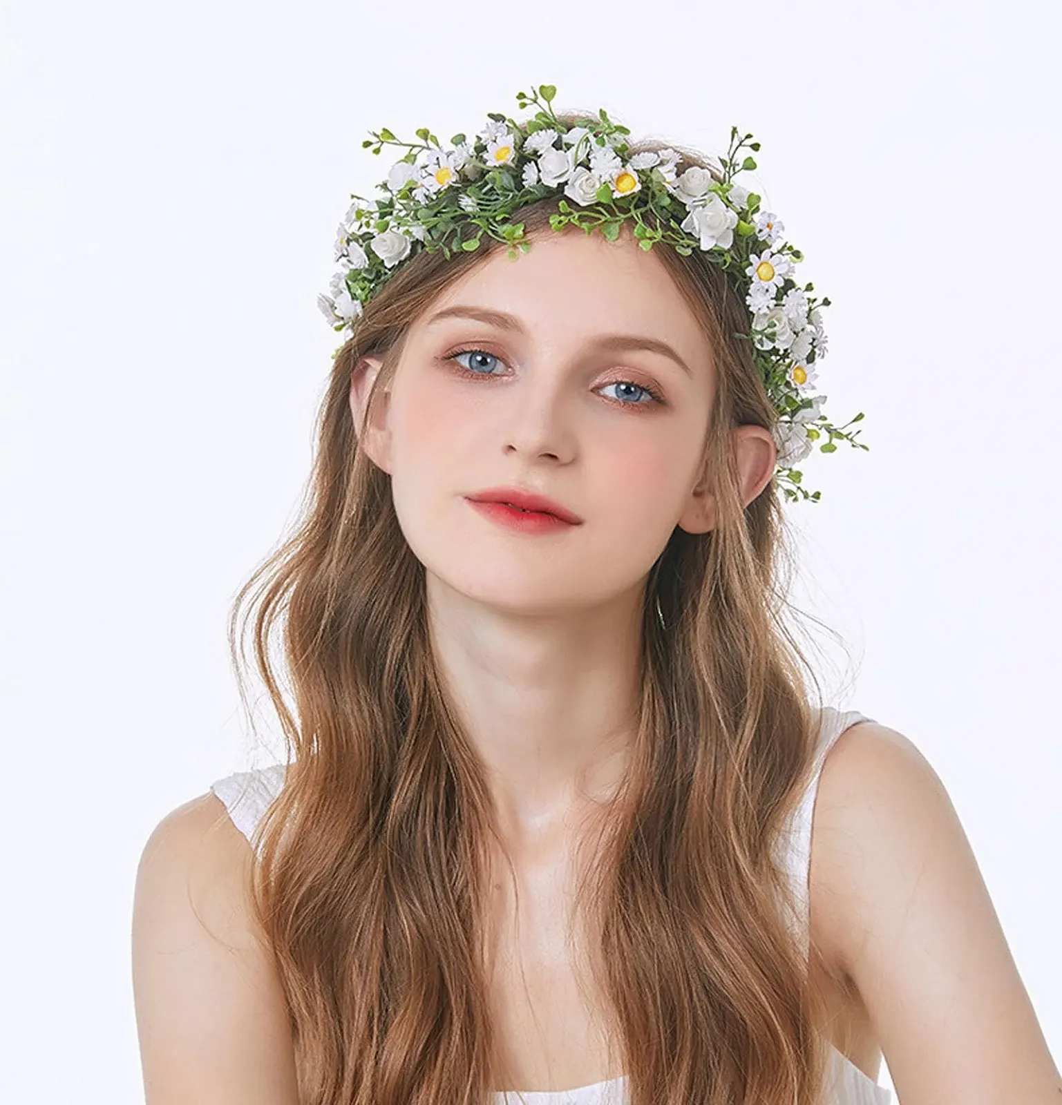 Вінок для волосся з квітами для жінок і дівчат, фото №7