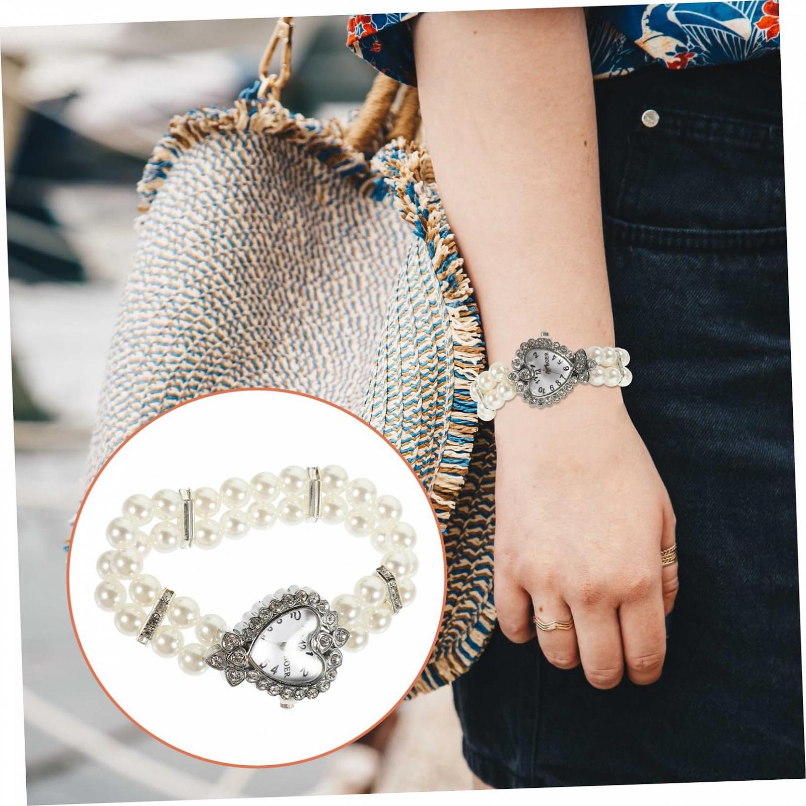 Кварцовий годинник OATIPHO Perlen для жінок, годинник з браслетом, фото №3 Кварцовий годинник OATIPHO Perlen для жінок, годинник з браслетом, фото №3