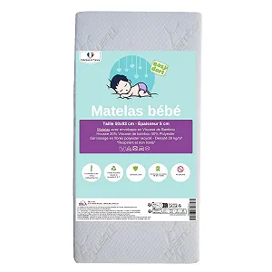 Детский двусторонний матрас Easy Dort / 50 x 83 см / Белый - Фото 1