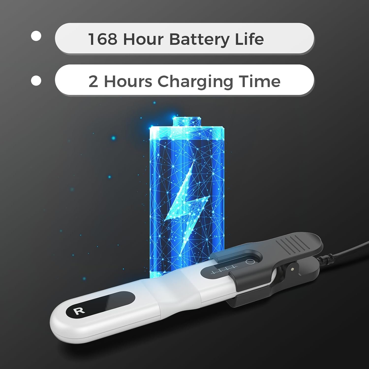 Устройство для долгосрочной ЭКГ Wellue ER1-LW 24 Белый, фото №2 Устройство для долгосрочной ЭКГ Wellue ER1-LW 24 Белый, фото №2