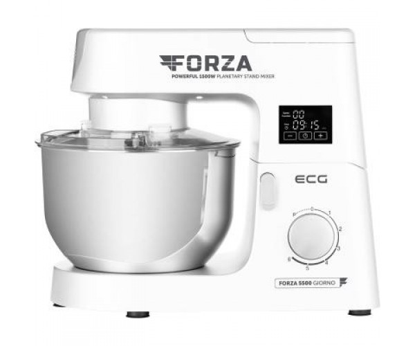 Кухонна машина ECG FORZA 5500 Giorno Bianco, фото №1 Кухонна машина ECG FORZA 5500 Giorno Bianco, фото №1