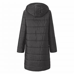 Женское пальто Зимняя куртка Женская теплая длинная куртка с перьями Легкая пуховая куртка Женская куртка Женское зимнее пальто Женская куртка-бомбер Черная зимняя куртка Женская Размер S Куртка для активного отдыха synthetic.ua - Фото 1