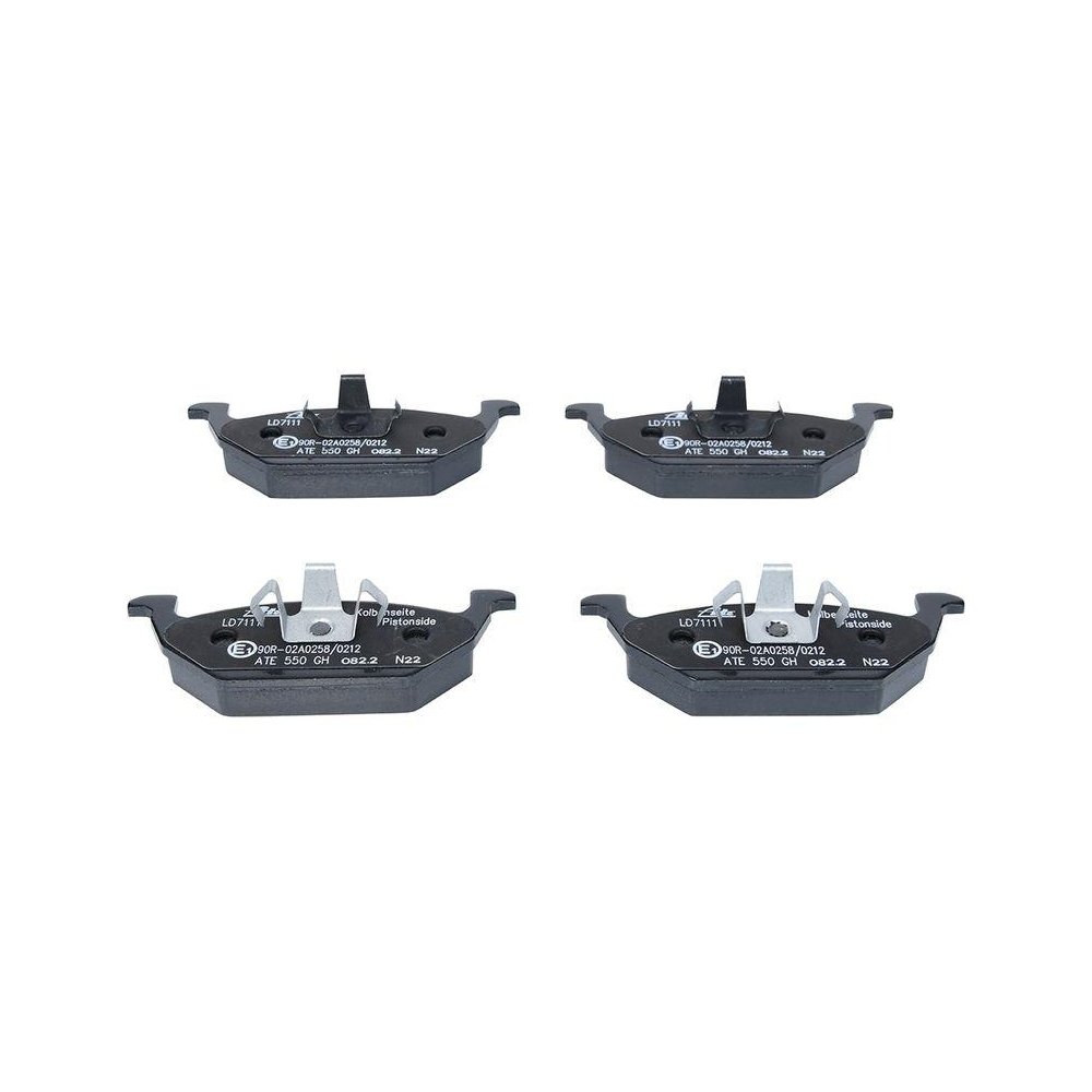 Комплект гальмівних колодок дискового гальма ATE Ceramic 13.0470-7111.2 для SEAT SKODA VAG, фото №1