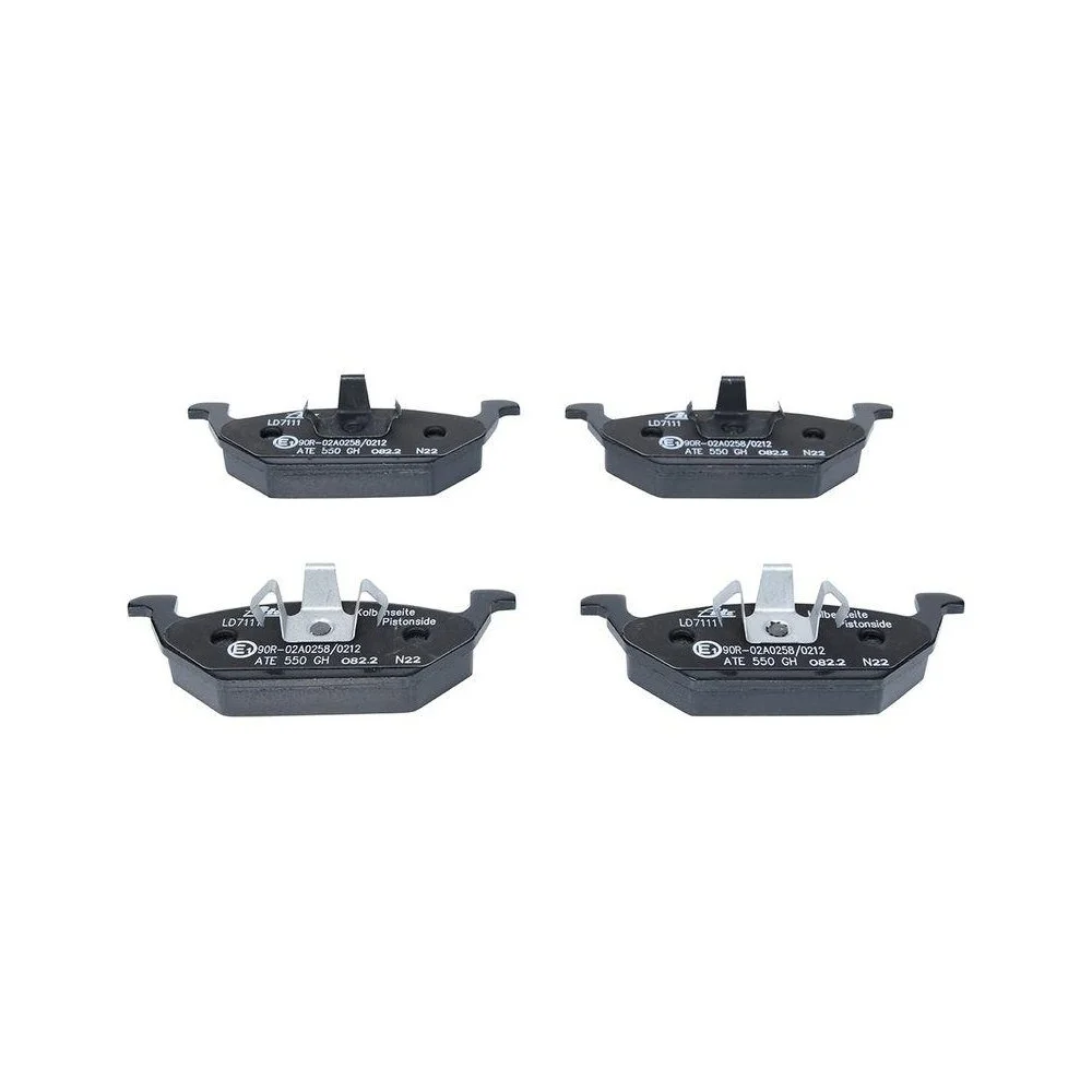 Комплект гальмівних колодок дискового гальма ATE Ceramic 13.0470-7111.2 для SEAT SKODA VAG, фото №1 Комплект гальмівних колодок дискового гальма ATE Ceramic 13.0470-7111.2 для SEAT SKODA VAG, фото №1