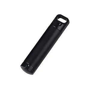 Контейнер EDC SENRISE, Алюмінієва Водонепроникна Герметична Пляшка для виживання, Чорний, 3 шт - Фото 1