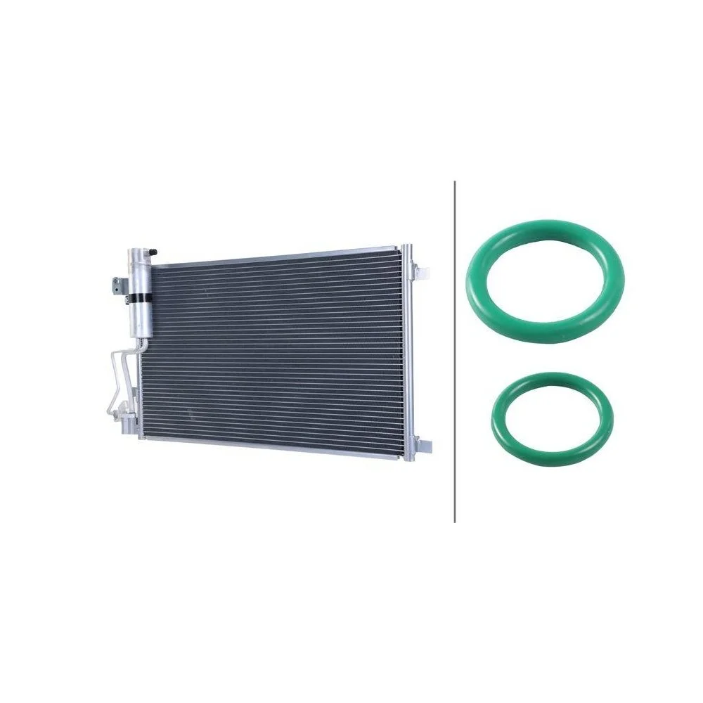 Конденсатор кондиціонера HELLA 8FC 366 221-071, фото №1 Конденсатор кондиціонера HELLA 8FC 366 221-071, фото №1