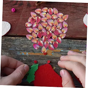 Каплевидные Плоские Стразы Рыбья Чешуя, Набор 50 штук synthetic.ua - Фото 1