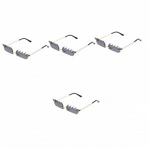 Сонцезахисні окуляри Без оправи PACKOVE Модні для чоловіків і жінок Безкаркасні - Фото 1