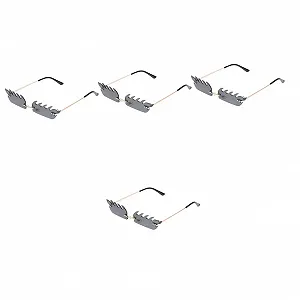 Солнцезащитные очки Без оправы PACKOVE Модные для мужчин и женщин Бескаркасные - Фото 1