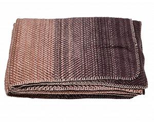 Покривало David Fussenegger Savona Короткий ворс 150 x 200 см Колірний градієнт Середній коричневий - Фото 1