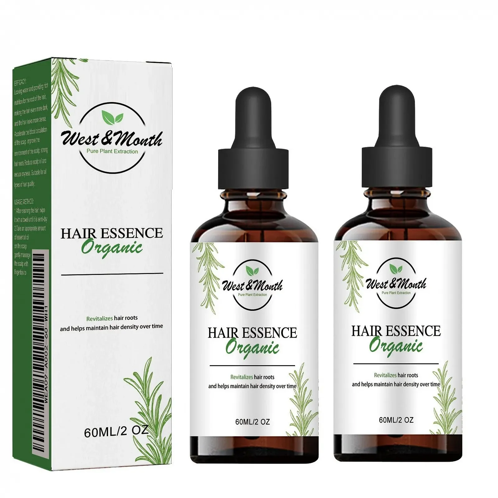 Масло Розмариновое для волос, 2 шт Эфирное масло розмарина для роста волос, Масло для роста волос, Масло для утолщения волос, Глубокое питание кожи головы, Укрепление, Уменьшает выпадение волос, фото №1 Масло Розмариновое для волос, 2 шт Эфирное масло розмарина для роста волос, Масло для роста волос, Масло для утолщения волос, Глубокое питание кожи головы, Укрепление, Уменьшает выпадение волос, фото №1