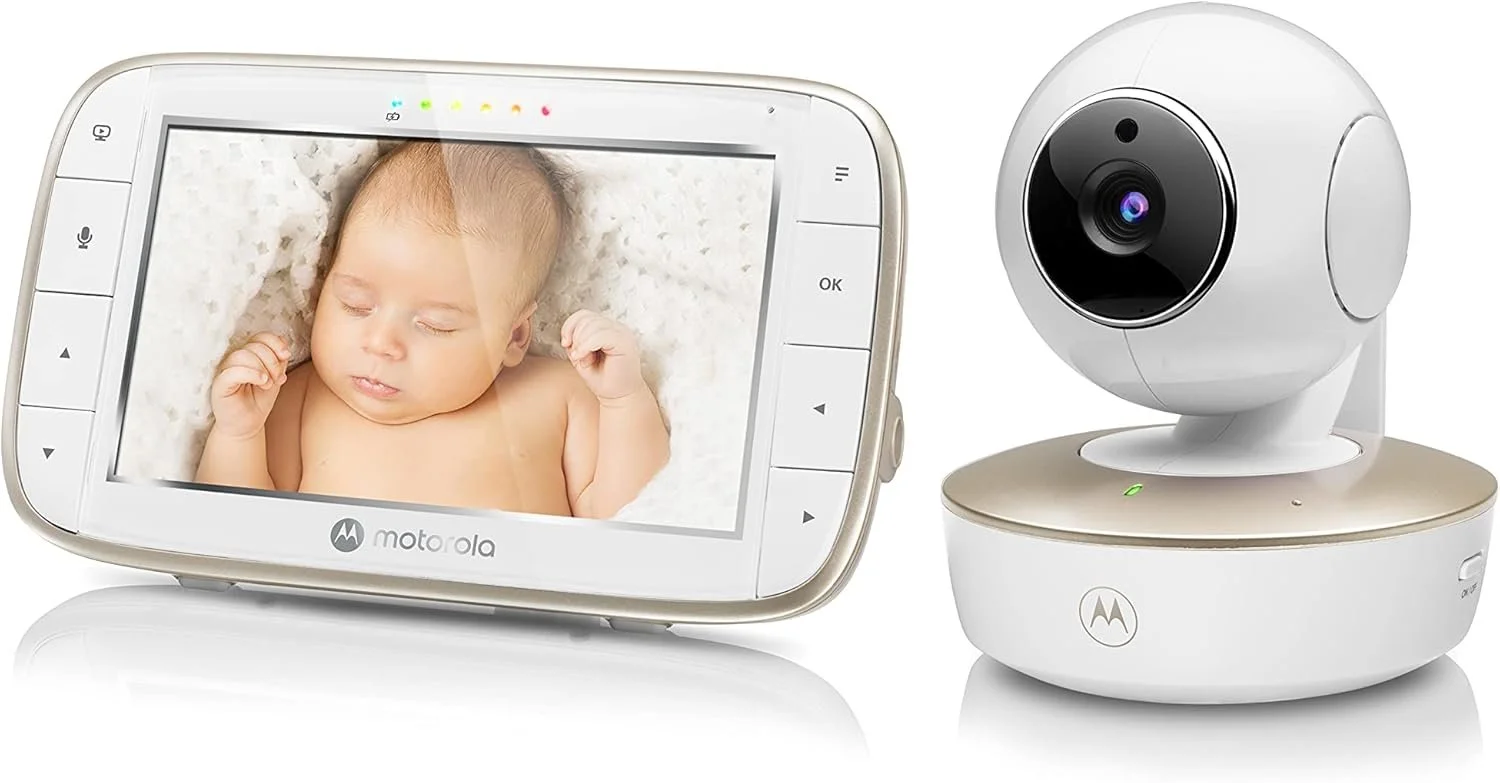 Детская видеоняня с монитором 5'' Motorola Nursery VM 855 HD Wi-Fi Белый, фото №3