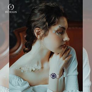Женские наручные часы Rorios Модные часы Бриллиантовое звездное небо Синий Аналоговый Кварцевые часы с ремешком из нержавеющей стали synthetic.ua - Фото 1