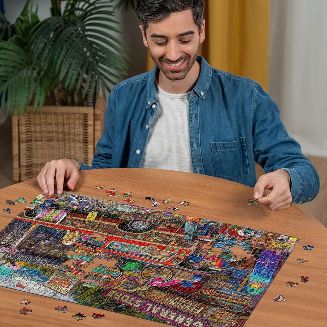Пазл Ravensburger Семейные каникулы 1000 элементов 70 x 50 см Новый дизайн, фото №3