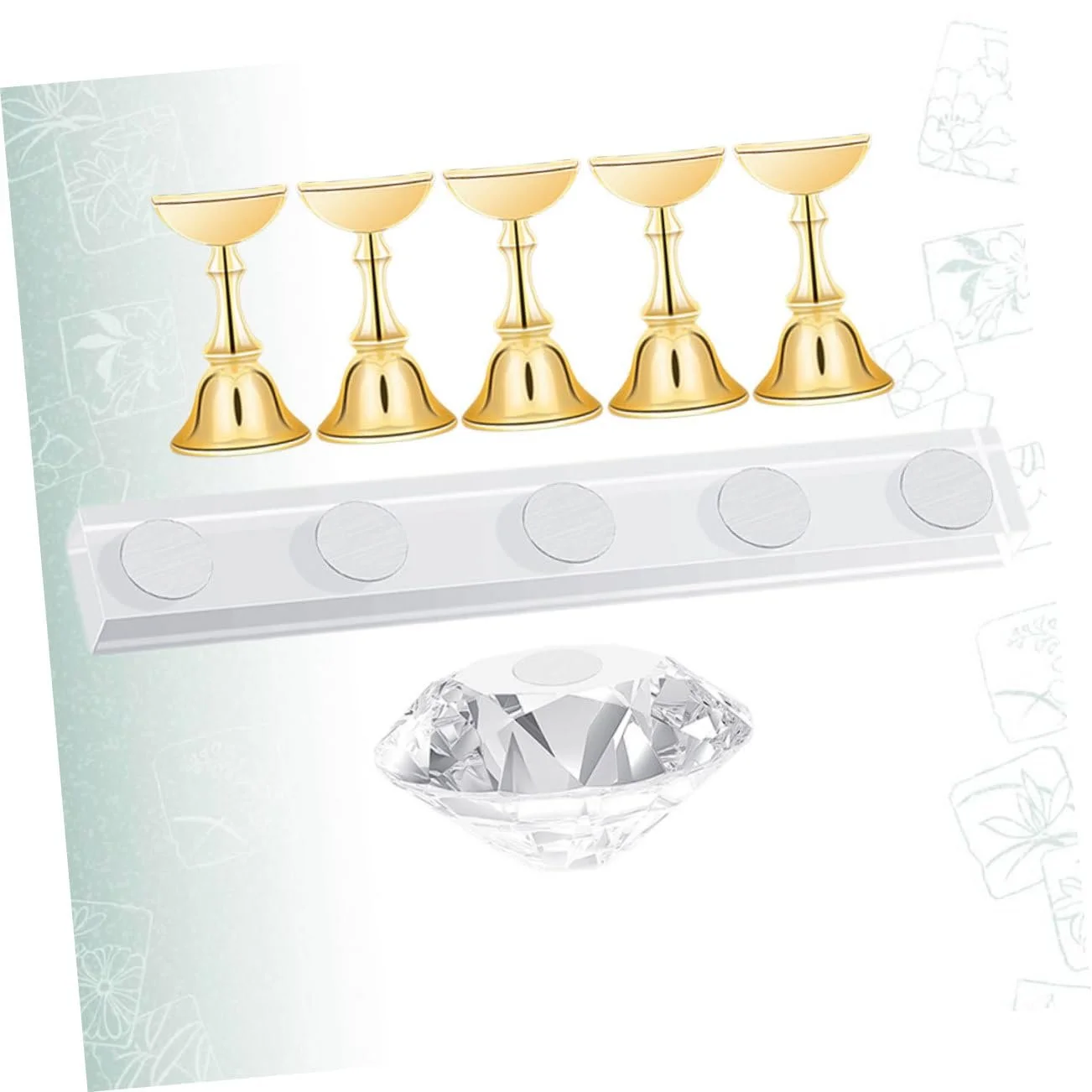 Набор для демонстрации ногтей PACKOVE, 7 шт., акриловая подставка-держатель, фото №8 Набор для демонстрации ногтей PACKOVE, 7 шт., акриловая подставка-держатель, фото №8