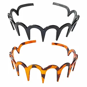 Набор из 2 зигзагообразных обручей на голову - Фото 1