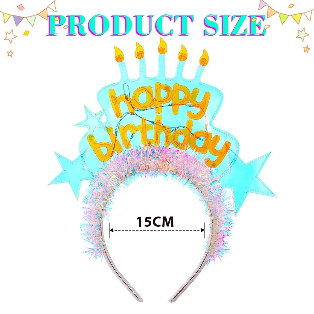 Свiтловий Обруч на Голову для Дня Народження Дівчат, фото №7 Свiтловий Обруч на Голову для Дня Народження Дівчат, фото №7